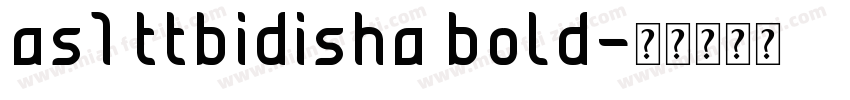 as1 ttbidisha bold字体转换